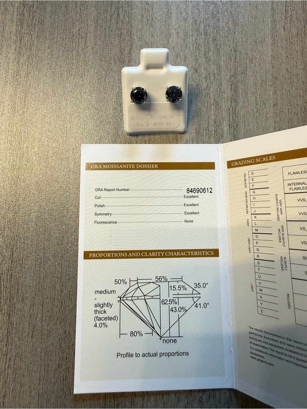 Moissanite Stud Earrings